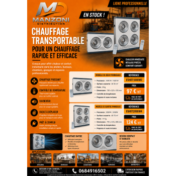 Chauffage transportable