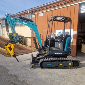 Mini pelle 2.8T RM28-3Y Moteur YANMAR 3TNV80