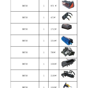 Mini chargeur / Valet de ferme RM-750
